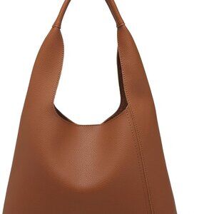 Slouchy Hobo Bags Women PU Leather Shoulder Purse Work Travel Tote